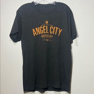 Charcoal/Heather Gray Angel City Brewery LA T-Shirt
